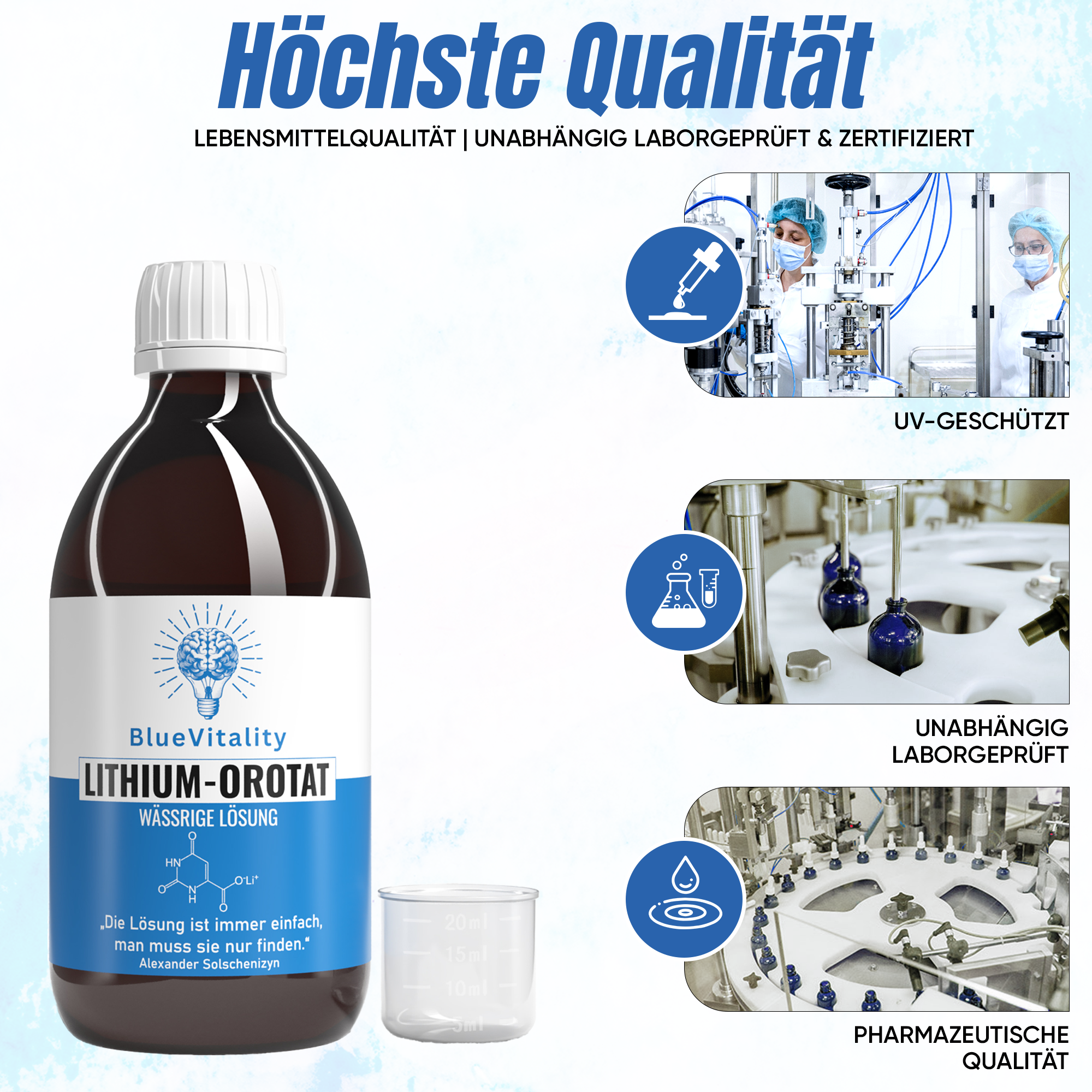 Lithium Orotat hoechste Qualität garantiert