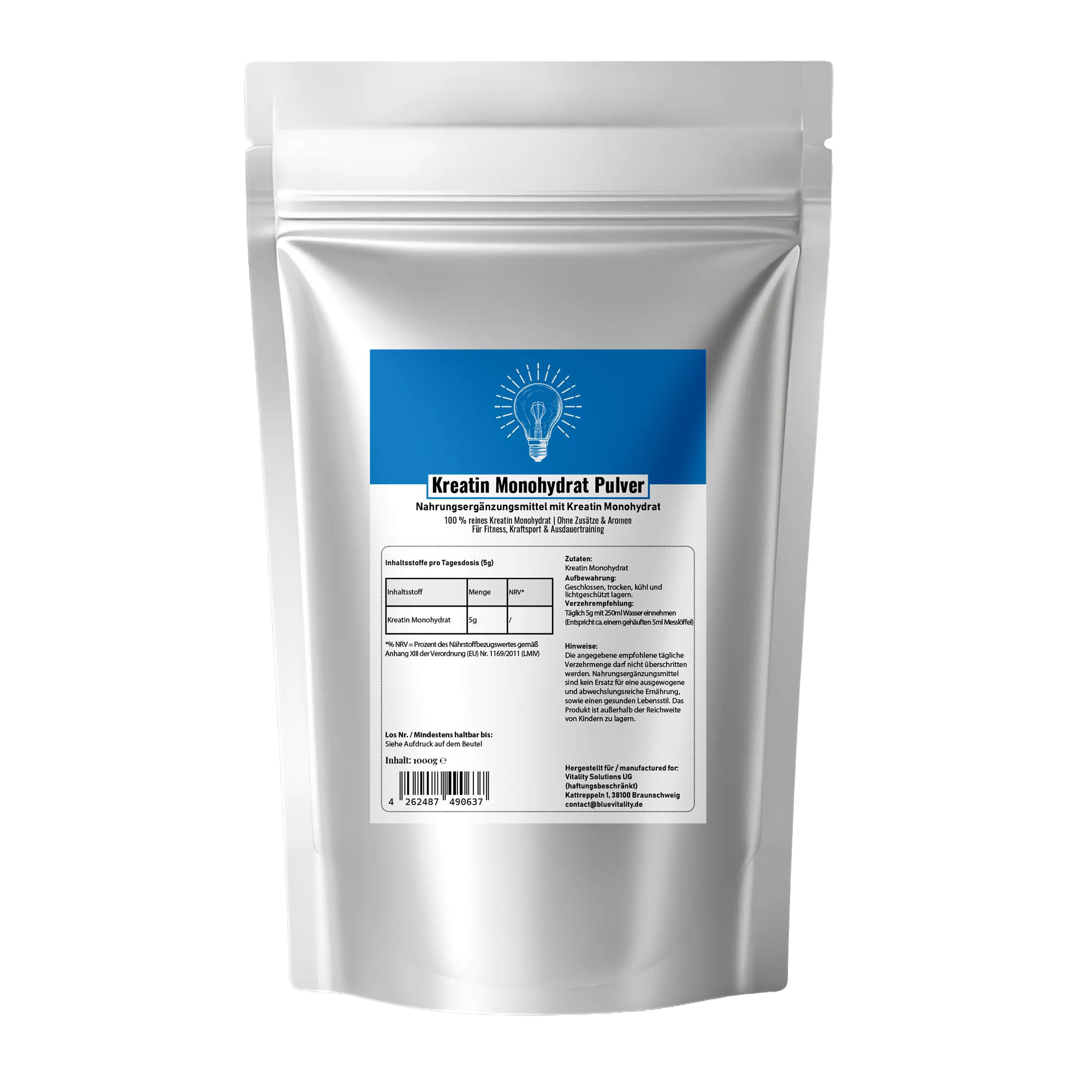 Kreatin Monohydrat 1000 g